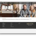 Maison Bellevue website voorbeeld