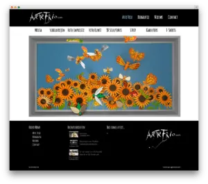 Arte Frio website voorbeeld