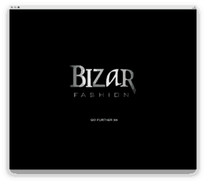 Bizar Fashion website voorbeeld