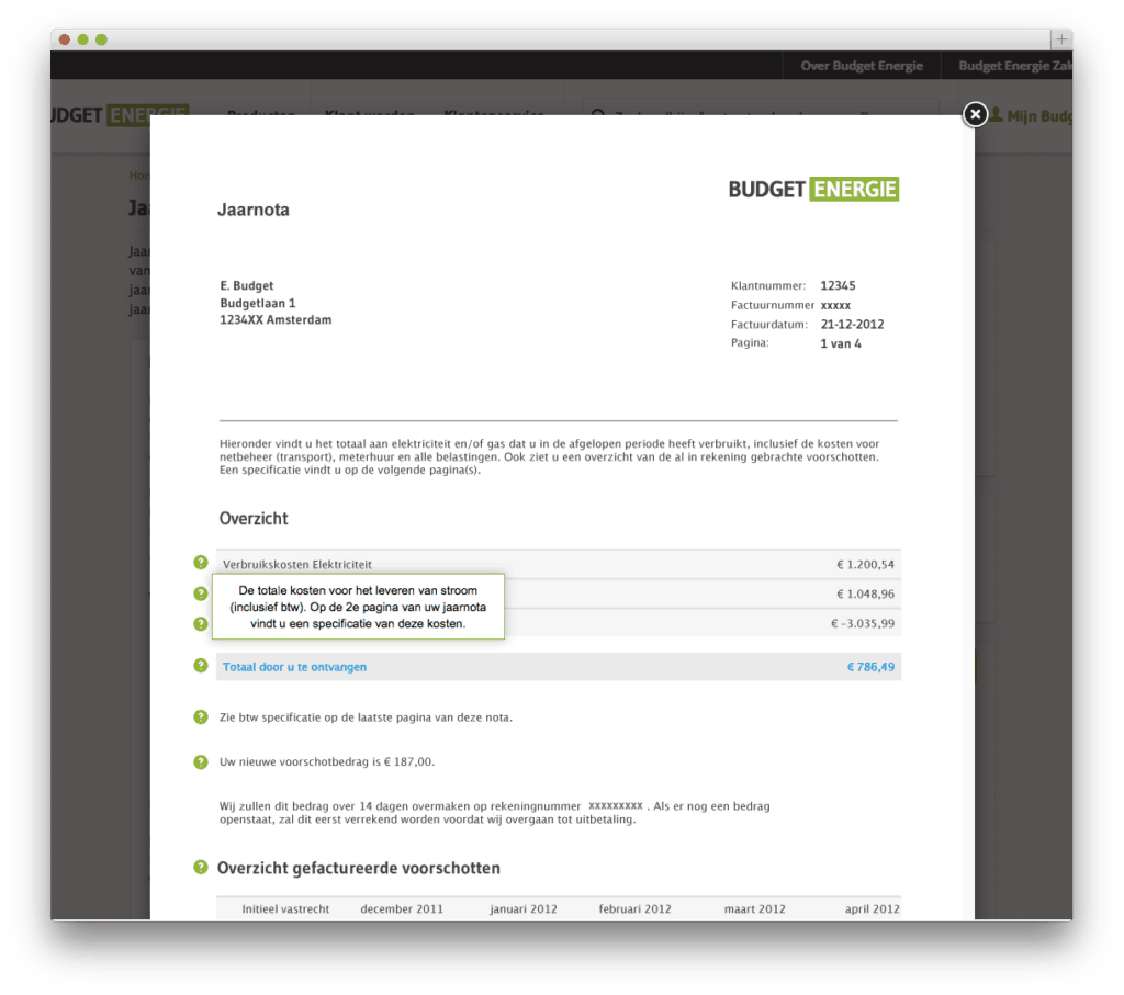 Budget Energie AGONWORKS