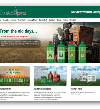 Dutchpro Complete Fertilizers website voorbeeld