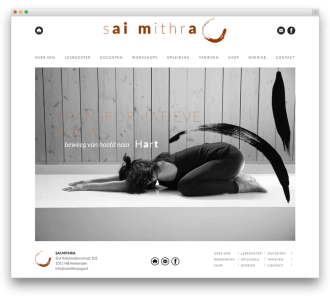 Sai Mithra Yoga website voorbeeld