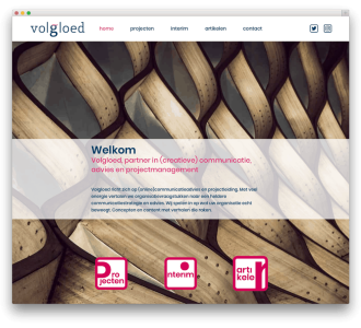 Volgloed website voorbeeld