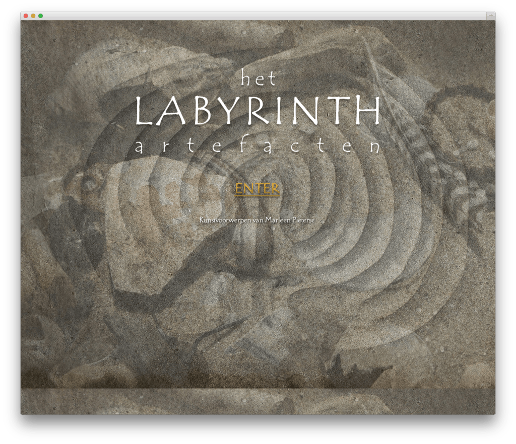 Het Labyrinth website voorbeeld
