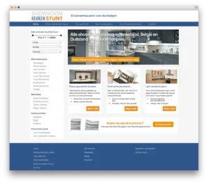 Showroom Keukenstunt website voorbeeld