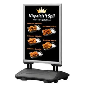 Vispaleis ‘t Spil Reclamebord