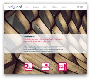 Volgloed website voorbeeld